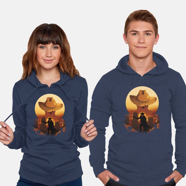 Wasteland Sunset-Unisex-Pullover-Sweatshirt-dandingeroz