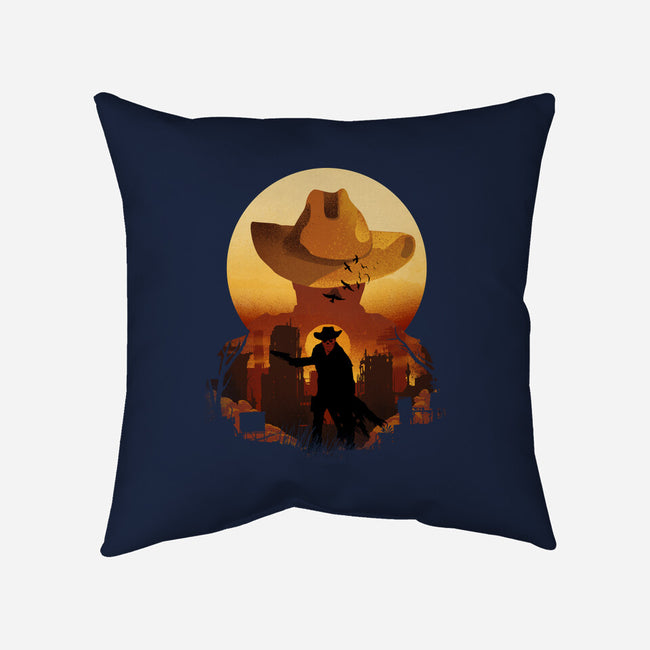 Wasteland Sunset-None-Non-Removable Cover w Insert-Throw Pillow-dandingeroz