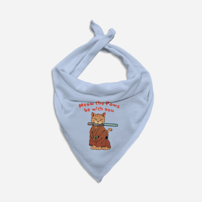 Meow The Paws Be With You-Dog-Bandana-Pet Collar-vp021