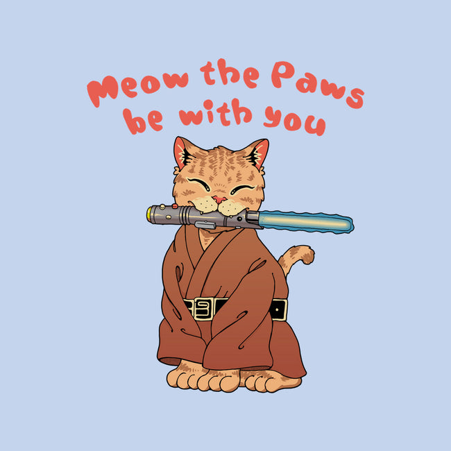 Meow The Paws Be With You-Mens-Basic-Tee-vp021