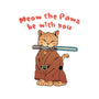 Meow The Paws Be With You-None-Non-Removable Cover w Insert-Throw Pillow-vp021