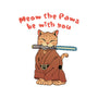 Meow The Paws Be With You-Womens-Off Shoulder-Sweatshirt-vp021