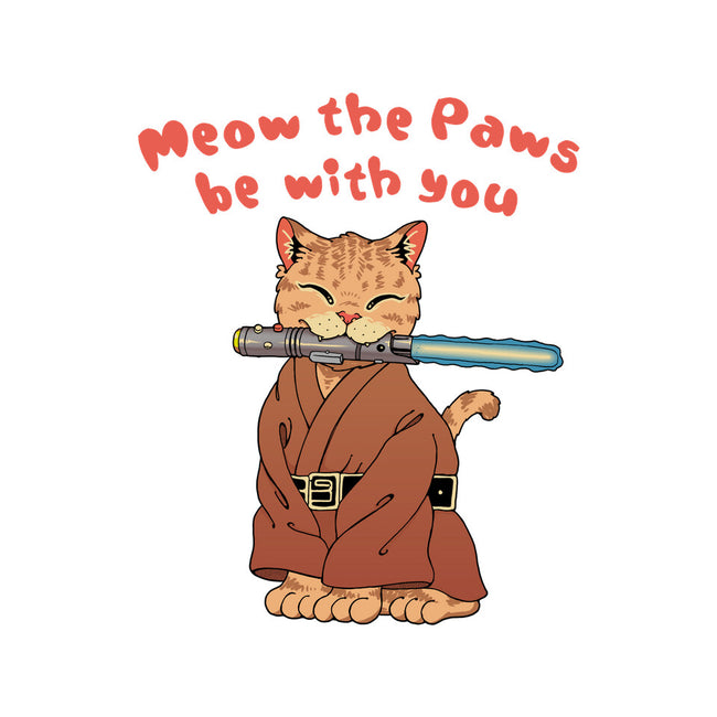 Meow The Paws Be With You-Unisex-Crew Neck-Sweatshirt-vp021