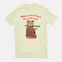 Meow The Paws Be With You-Mens-Basic-Tee-vp021