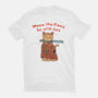 Meow The Paws Be With You-Unisex-Basic-Tee-vp021