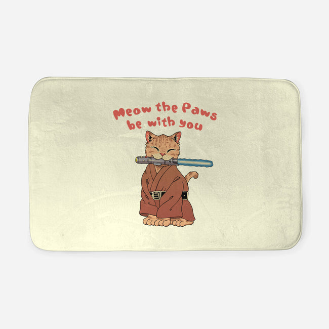 Meow The Paws Be With You-None-Memory Foam-Bath Mat-vp021