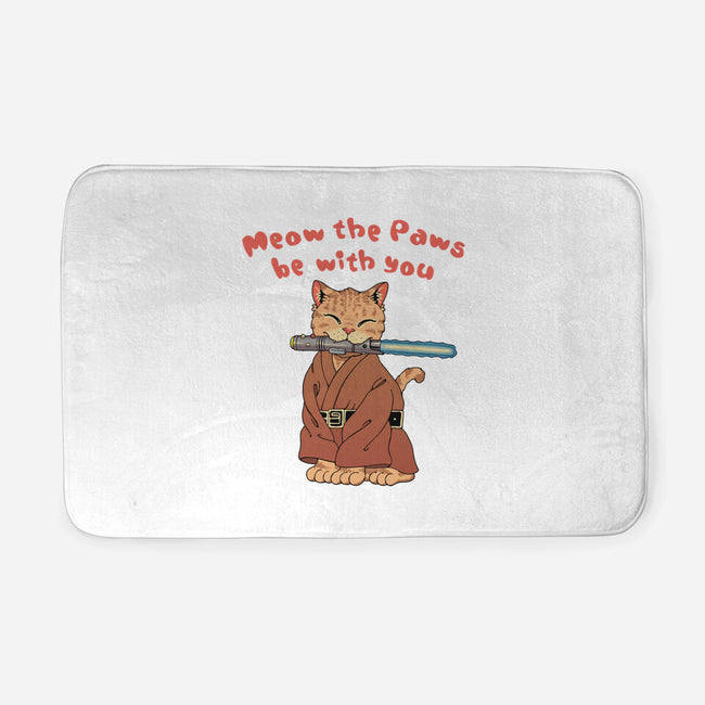 Meow The Paws Be With You-None-Memory Foam-Bath Mat-vp021
