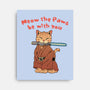 Meow The Paws Be With You-None-Stretched-Canvas-vp021