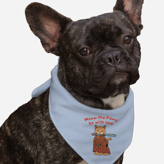 Meow The Paws Be With You-Dog-Bandana-Pet Collar-vp021