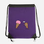 Empty Cone-None-Drawstring-Bag-Raffiti