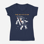 The Scifi Club-Womens-V-Neck-Tee-sachpica