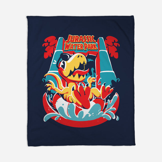 Jurassic Water Park-None-Fleece-Blanket-estudiofitas