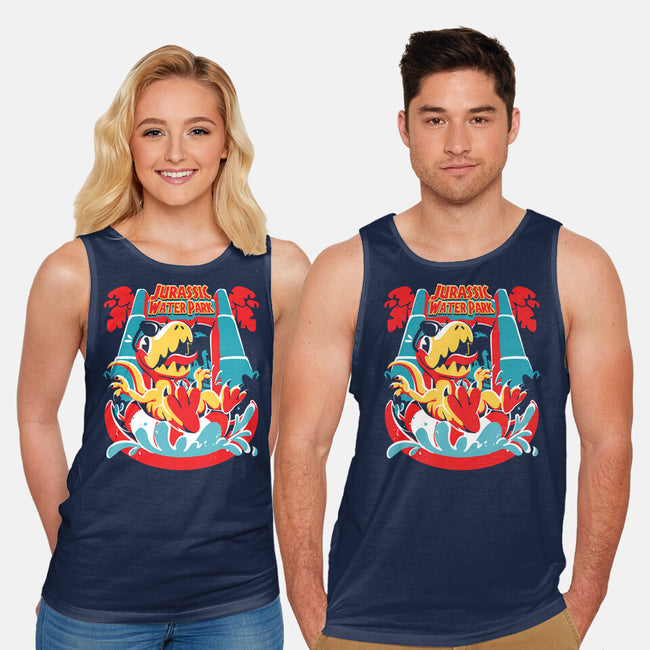 Jurassic Water Park-Unisex-Basic-Tank-estudiofitas