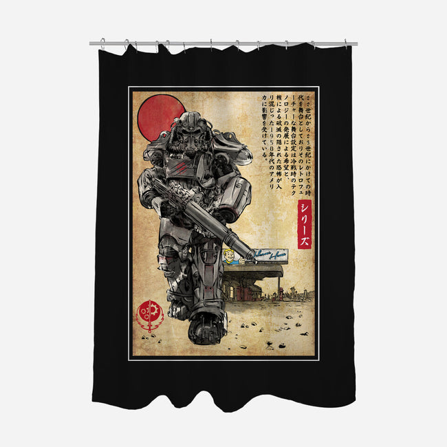 The Way Of Maximus Ukiyo-None-Polyester-Shower Curtain-DrMonekers