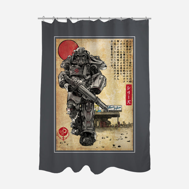 The Way Of Maximus Ukiyo-None-Polyester-Shower Curtain-DrMonekers