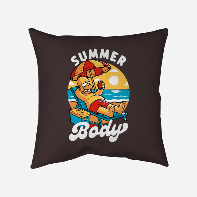 Summer Body-None-Removable Cover w Insert-Throw Pillow-Studio Mootant