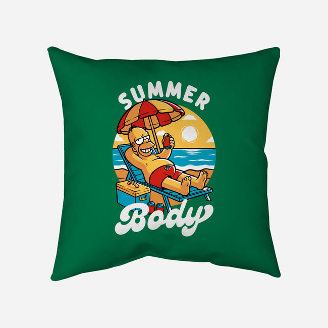 Summer Body-None-Removable Cover w Insert-Throw Pillow-Studio Mootant