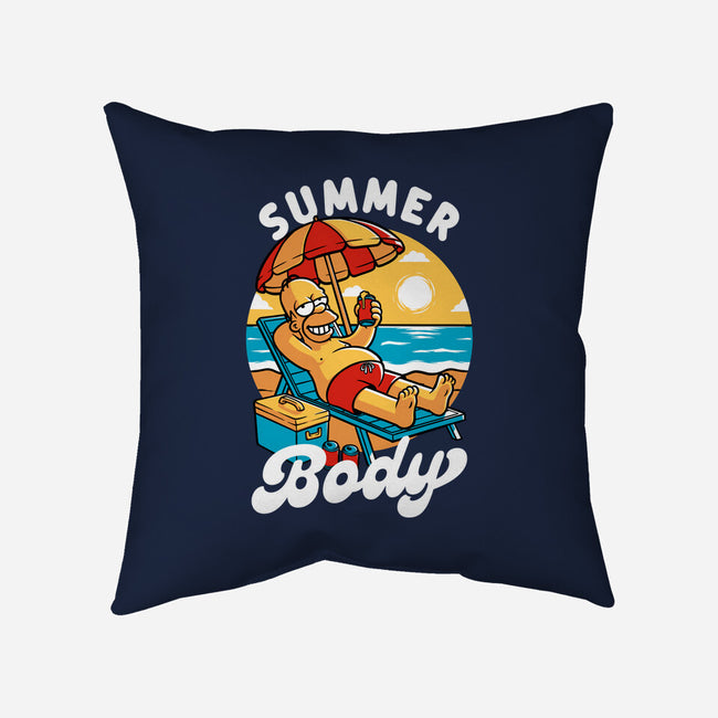 Summer Body-None-Removable Cover-Throw Pillow-Studio Mootant