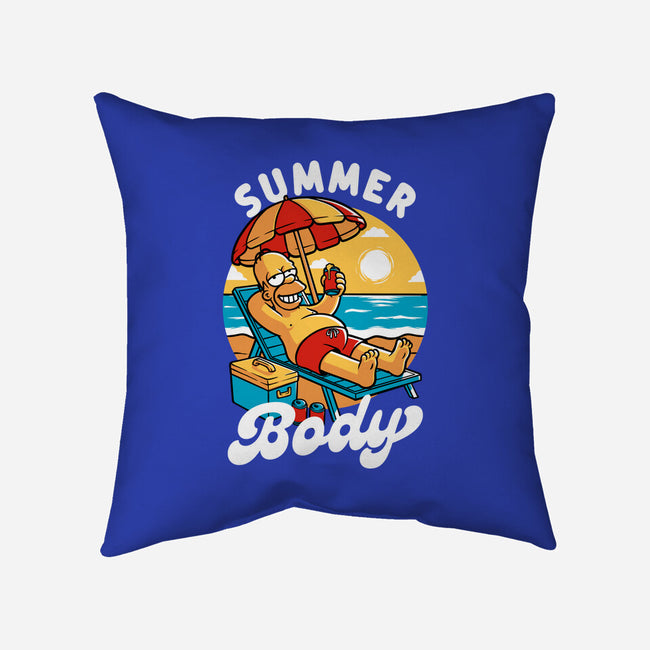 Summer Body-None-Removable Cover-Throw Pillow-Studio Mootant