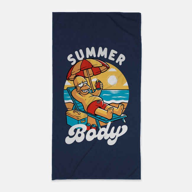 Summer Body-None-Beach-Towel-Studio Mootant