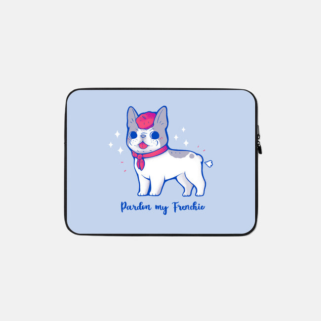 Cute Pardon My Frenchie-None-Zippered-Laptop Sleeve-xMorfina