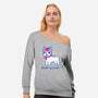 Cute Pardon My Frenchie-Womens-Off Shoulder-Sweatshirt-xMorfina