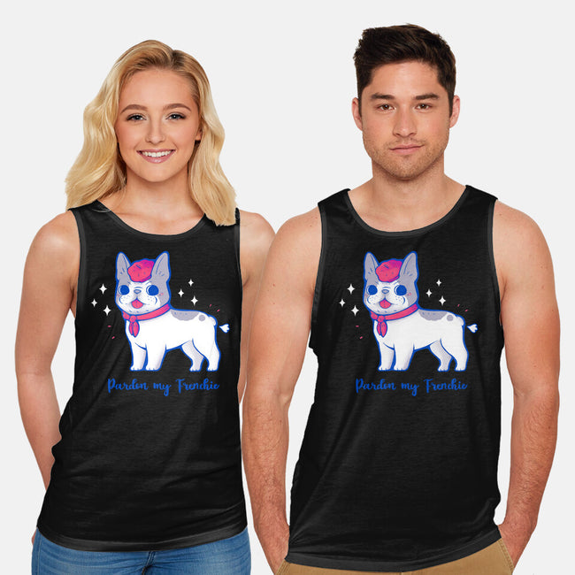 Cute Pardon My Frenchie-Unisex-Basic-Tank-xMorfina