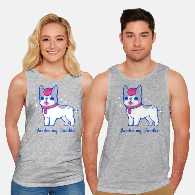 Cute Pardon My Frenchie-Unisex-Basic-Tank-xMorfina