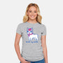 Cute Pardon My Frenchie-Womens-Fitted-Tee-xMorfina