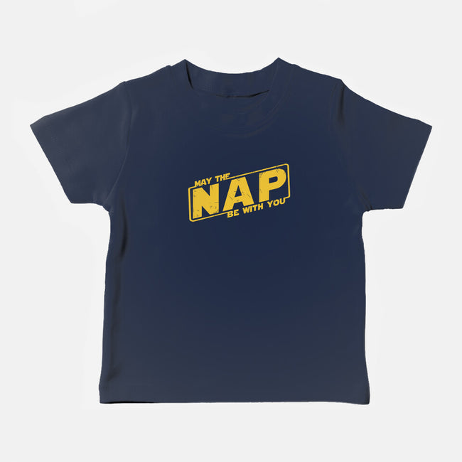 May The Nap Be With You-Baby-Basic-Tee-Melonseta