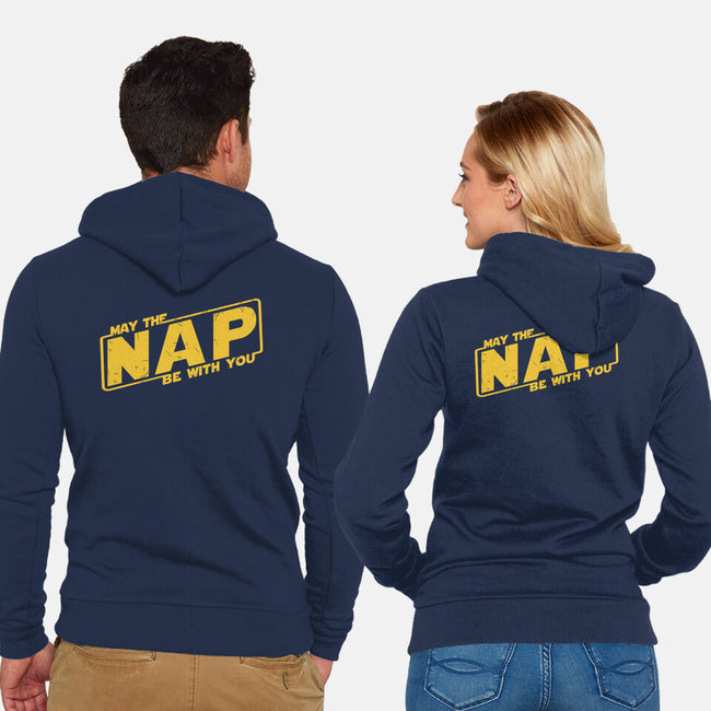 May The Nap Be With You-Unisex-Zip-Up-Sweatshirt-Melonseta