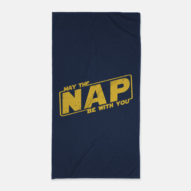 May The Nap Be With You-None-Beach-Towel-Melonseta