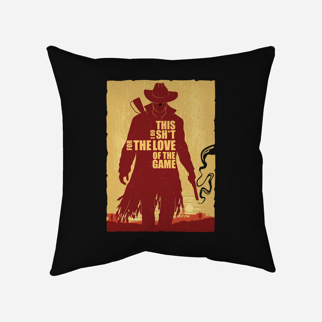 Love Of The Game-None-Non-Removable Cover w Insert-Throw Pillow-rmatix