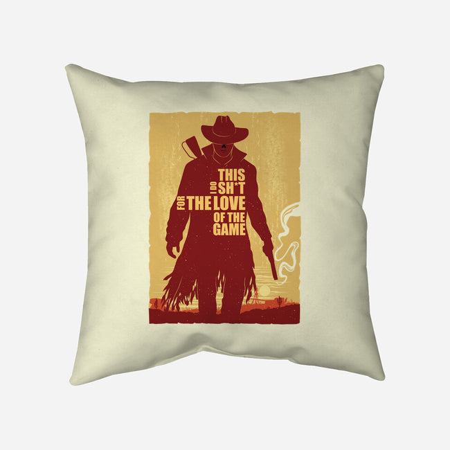 Love Of The Game-None-Non-Removable Cover w Insert-Throw Pillow-rmatix