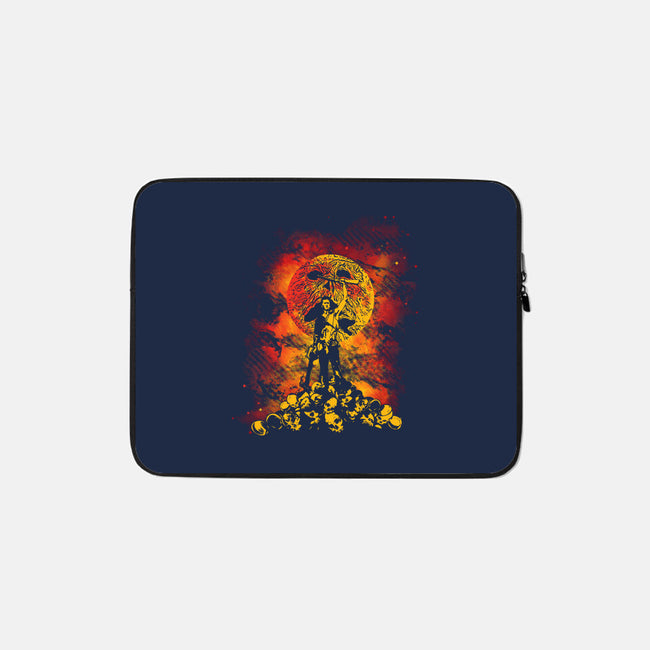 Necromicon-None-Zippered-Laptop Sleeve-dalethesk8er