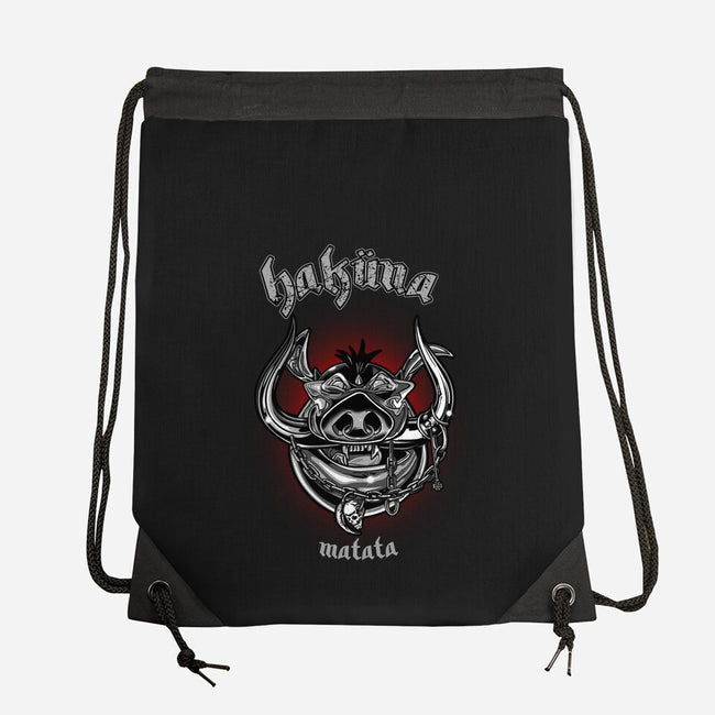 Hakuna-None-Drawstring-Bag-Roni Nucleart