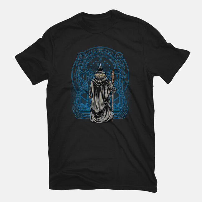 Speak Friend And Enter-Womens-Fitted-Tee-glitchygorilla