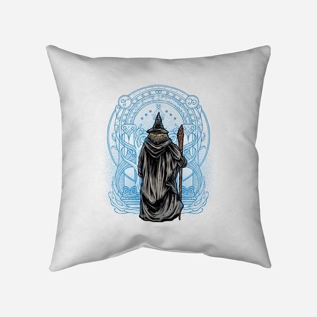 Speak Friend And Enter-None-Removable Cover w Insert-Throw Pillow-glitchygorilla