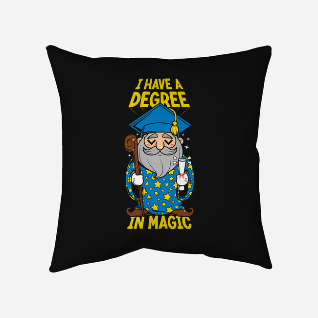 A Degree In Magic-None-Removable Cover-Throw Pillow-krisren28