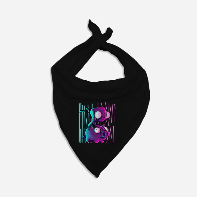 Hog Neon Rider-Dog-Bandana-Pet Collar-nickzzarto