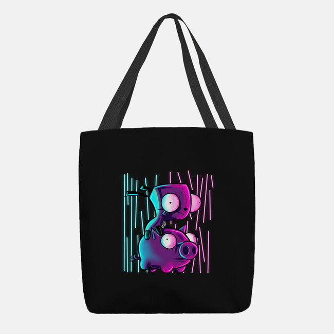 Hog Neon Rider-None-Basic Tote-Bag-nickzzarto