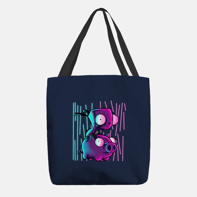 Hog Neon Rider-None-Basic Tote-Bag-nickzzarto