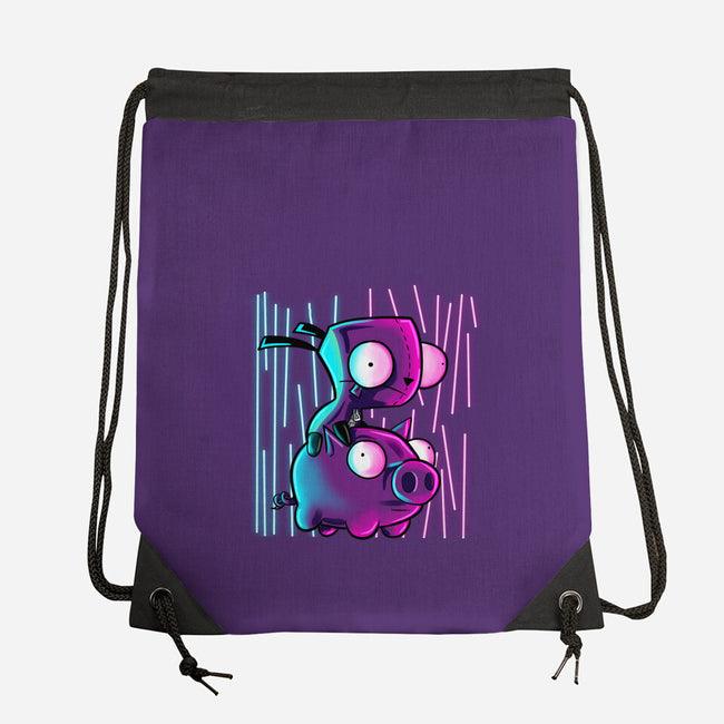 Hog Neon Rider-None-Drawstring-Bag-nickzzarto