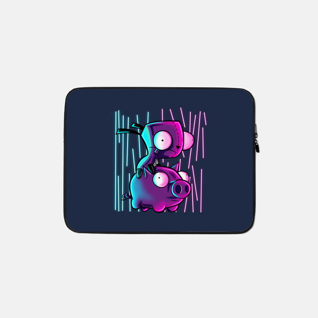 Hog Neon Rider-None-Zippered-Laptop Sleeve-nickzzarto