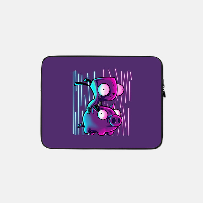 Hog Neon Rider-None-Zippered-Laptop Sleeve-nickzzarto