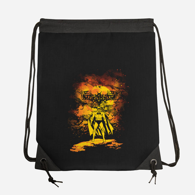 Bat Night-None-Drawstring-Bag-dalethesk8er