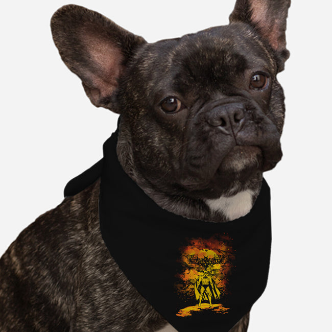 Bat Night-Dog-Bandana-Pet Collar-dalethesk8er