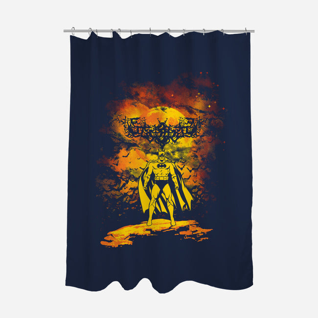 Bat Night-None-Polyester-Shower Curtain-dalethesk8er