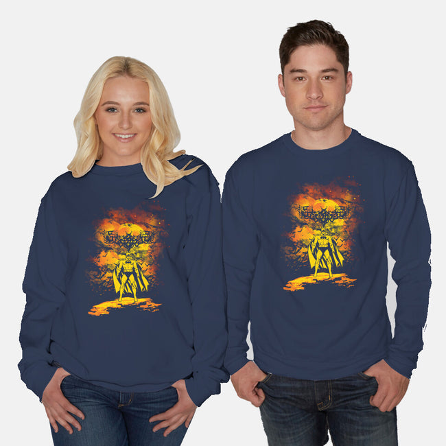 Bat Night-Unisex-Crew Neck-Sweatshirt-dalethesk8er