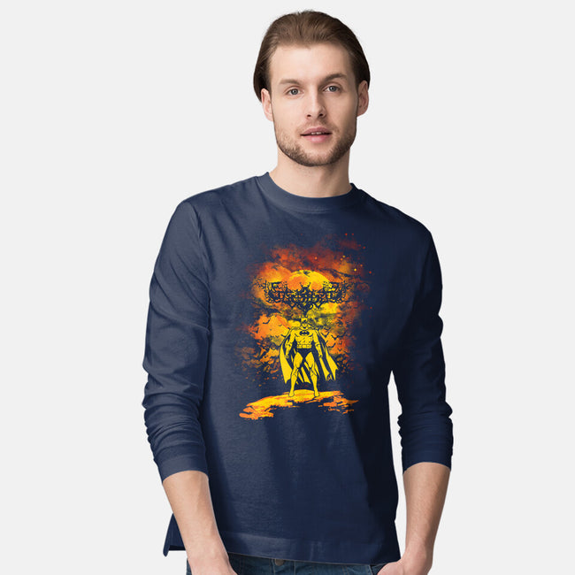 Bat Night-Mens-Long Sleeved-Tee-dalethesk8er